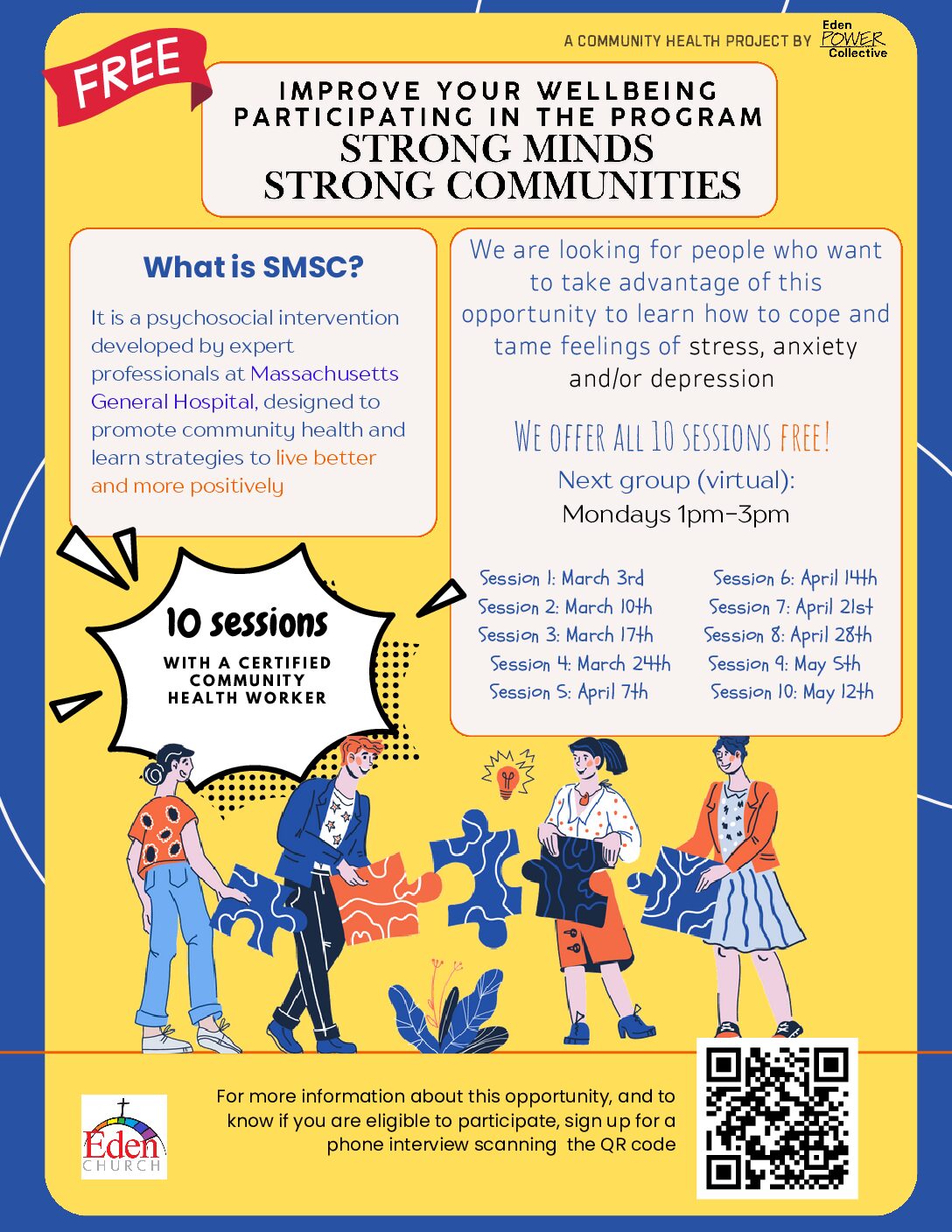 Strong Minds-Virtual Group English ARPA Flyer in English